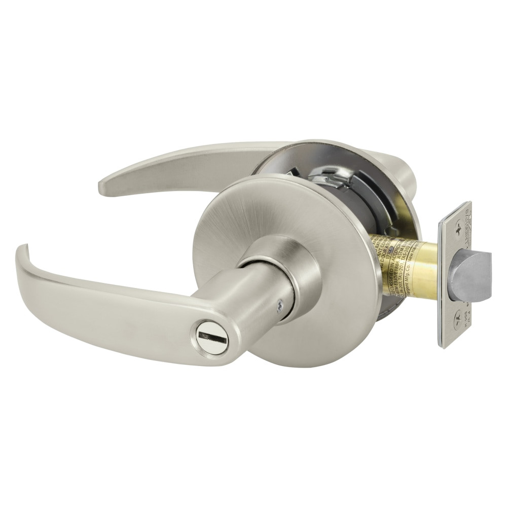28-11U65-LP-15 Sargent 10 Privacy Cylindrical Lock in Satin Nickel