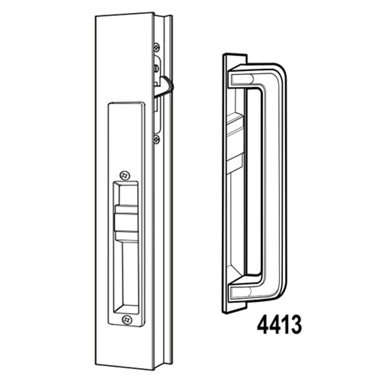 4189-00-03-121-00-IB Adams Rite Flush Locksets