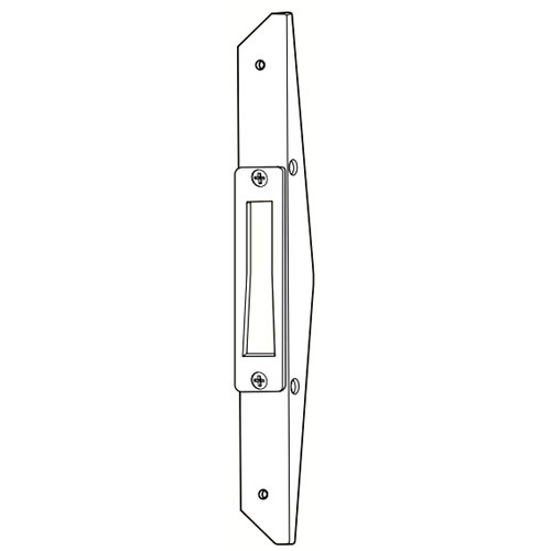 MS4002-011-628 Adams Rite MS Deadlock Strike in Clear Anodized
