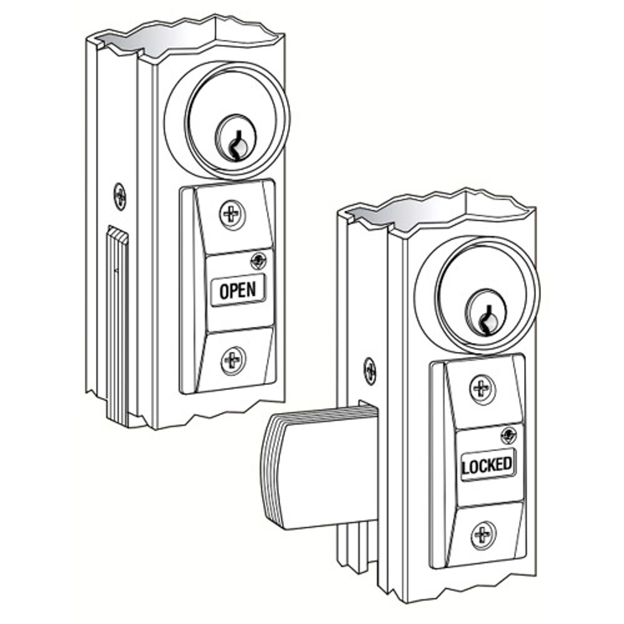 4089-01-119 Adams Rite Exit Indicator