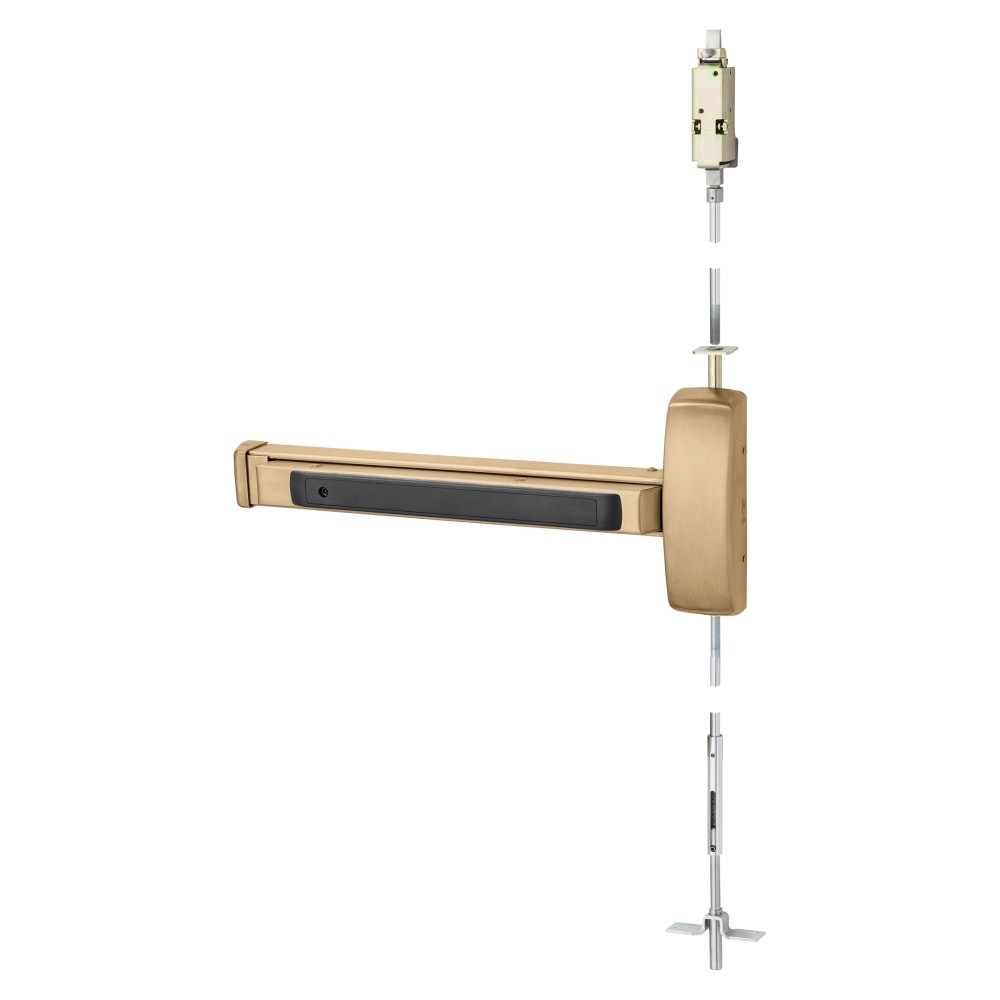 MD8606E-ETW-RHR-10 Sargent Concealed Vertical Rod Exit Device in Satin Bronze