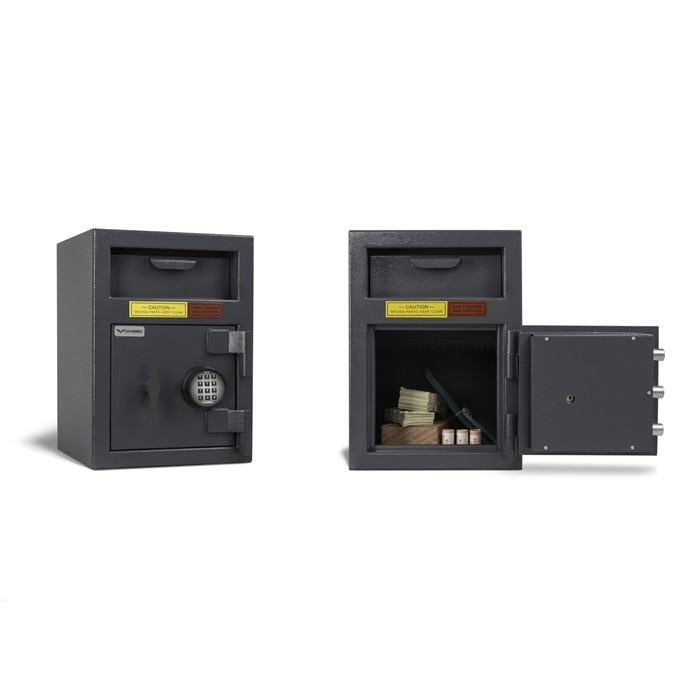 AMSEC DSF2014-ESL10 front-load depository safe, ESL10 electronic lock, 20-1/4"H x 14"W x 14"D