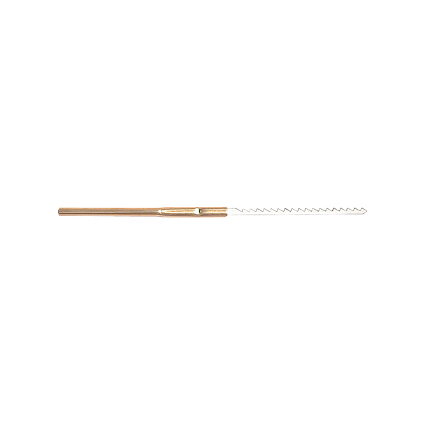 HPC EZ-1 — Saw Type Key Extractor, Stainless Steel Blade, Brass Handle, .022" Thick