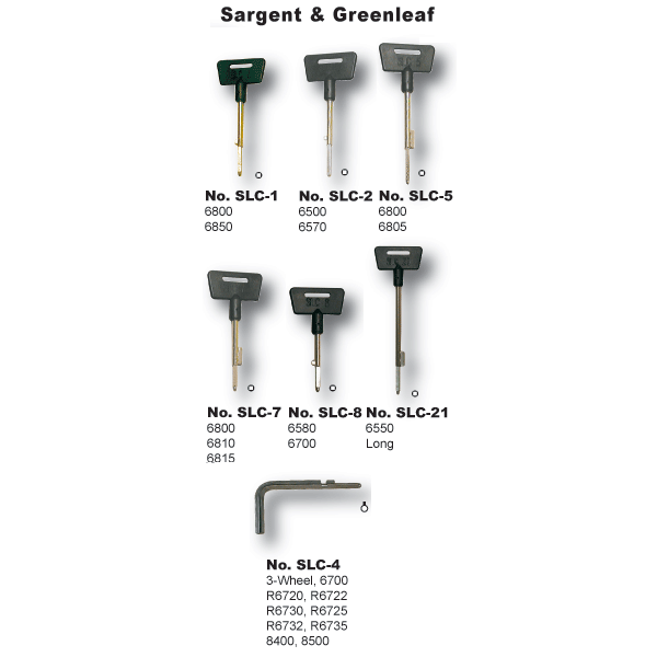 HPC SLC-43 — Change Key, LaGard Group 3 & 4 Wheel Locks, Combination Locks