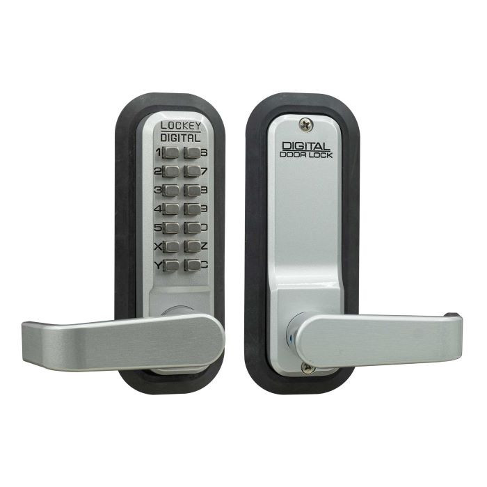 Lockey 2835 Keyless Pushbutton Lever Lock - Passage, Marine Grade