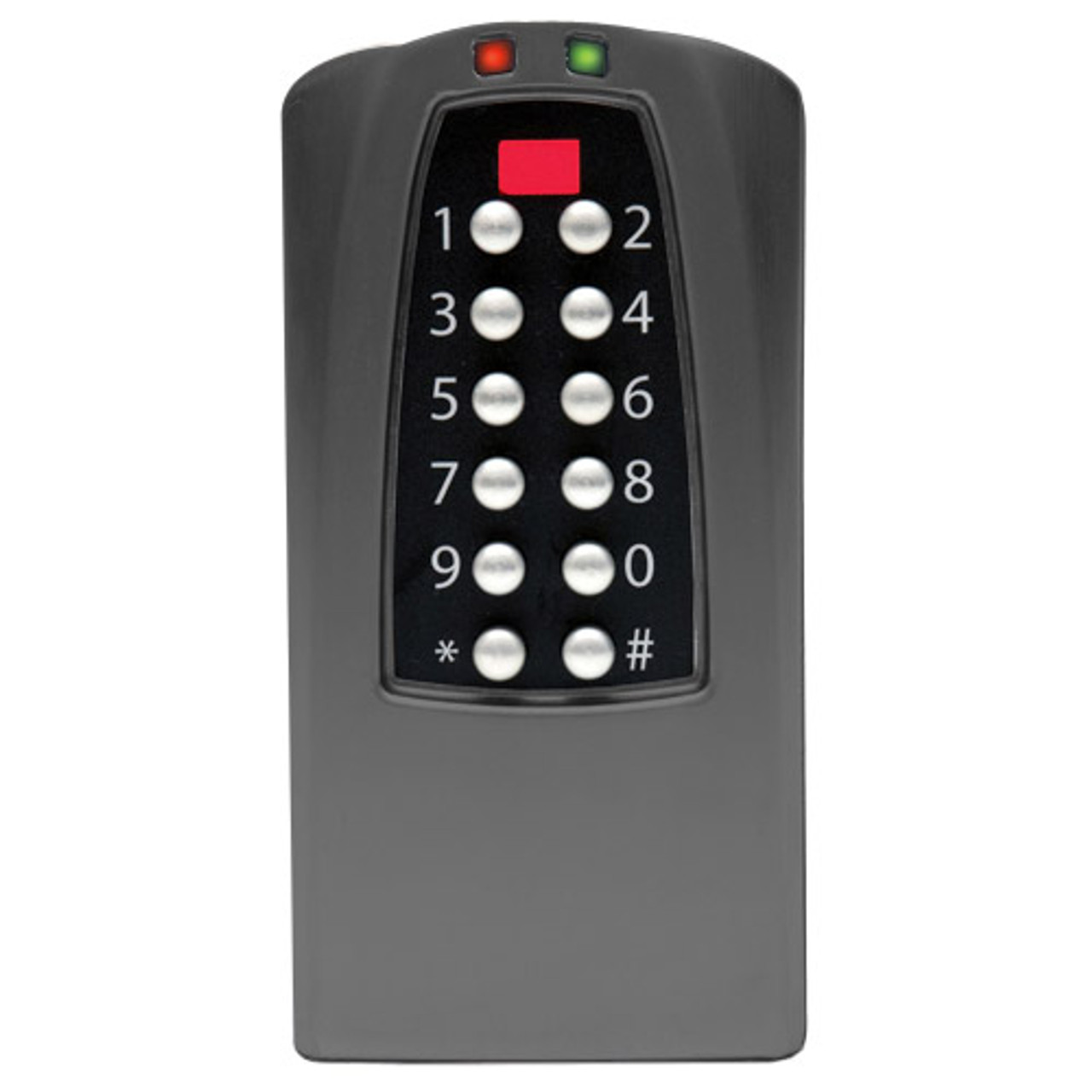 Eplex Stand-Alone Access Controller in Black with Satin Chrome Accents Finish