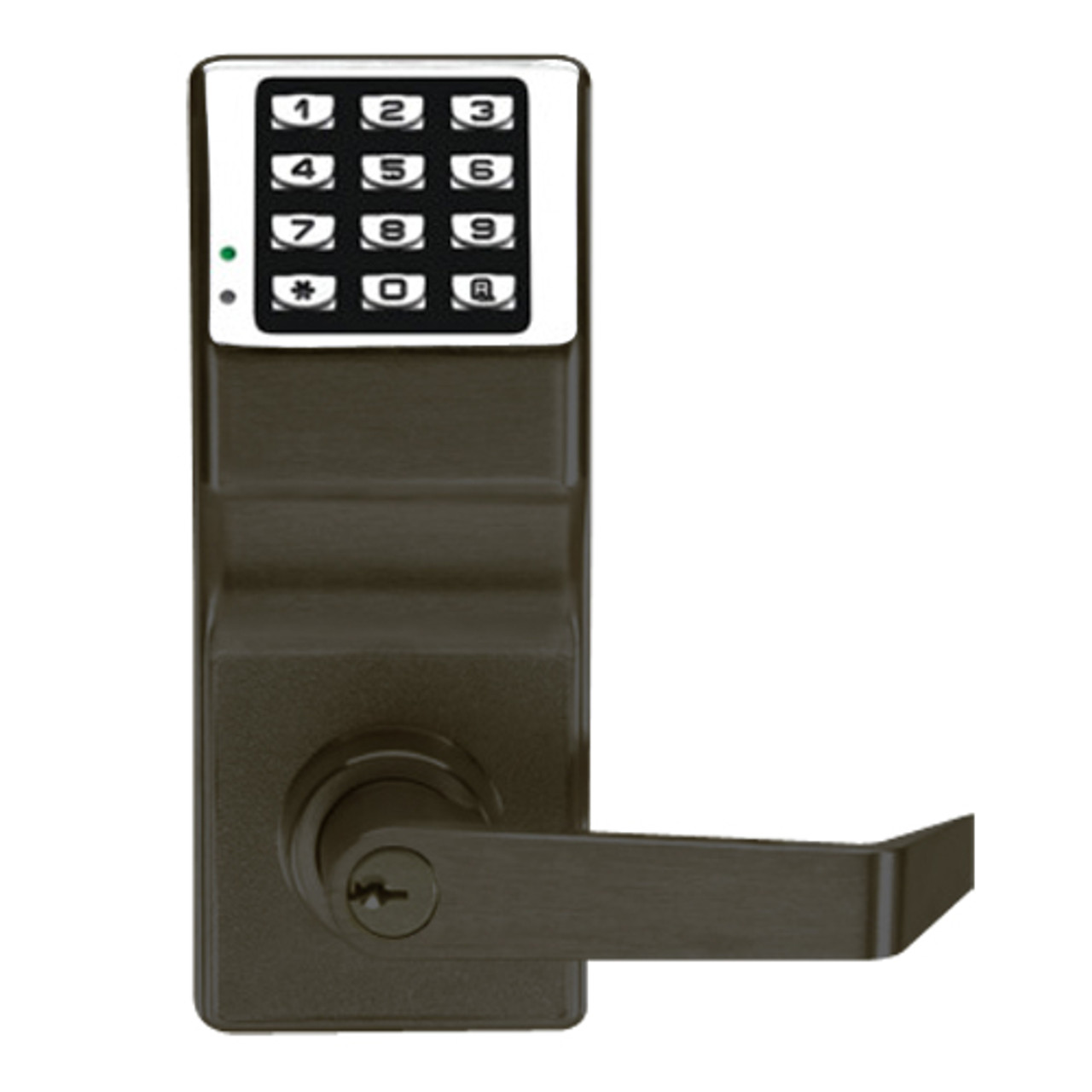 DL2700-US10B Alarm Lock Trilogy T2 Series Standalone Digital Cylindrical  Keyless Lock Leverset in Duronodic Lock Depot Inc