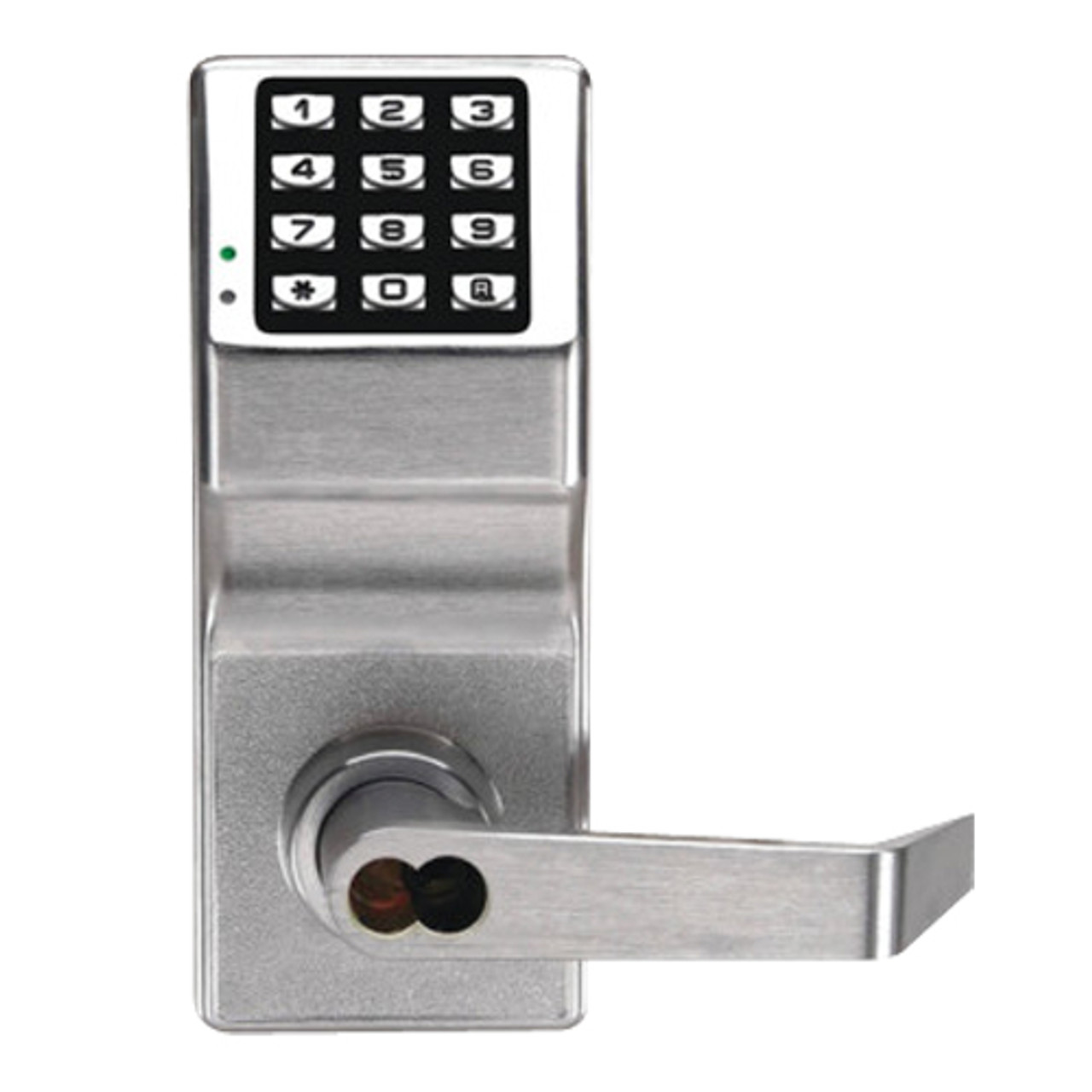 DL2700WPIC-US26D Alarm Lock Trilogy Electronic Digital Lock in Satin Chrome Finish