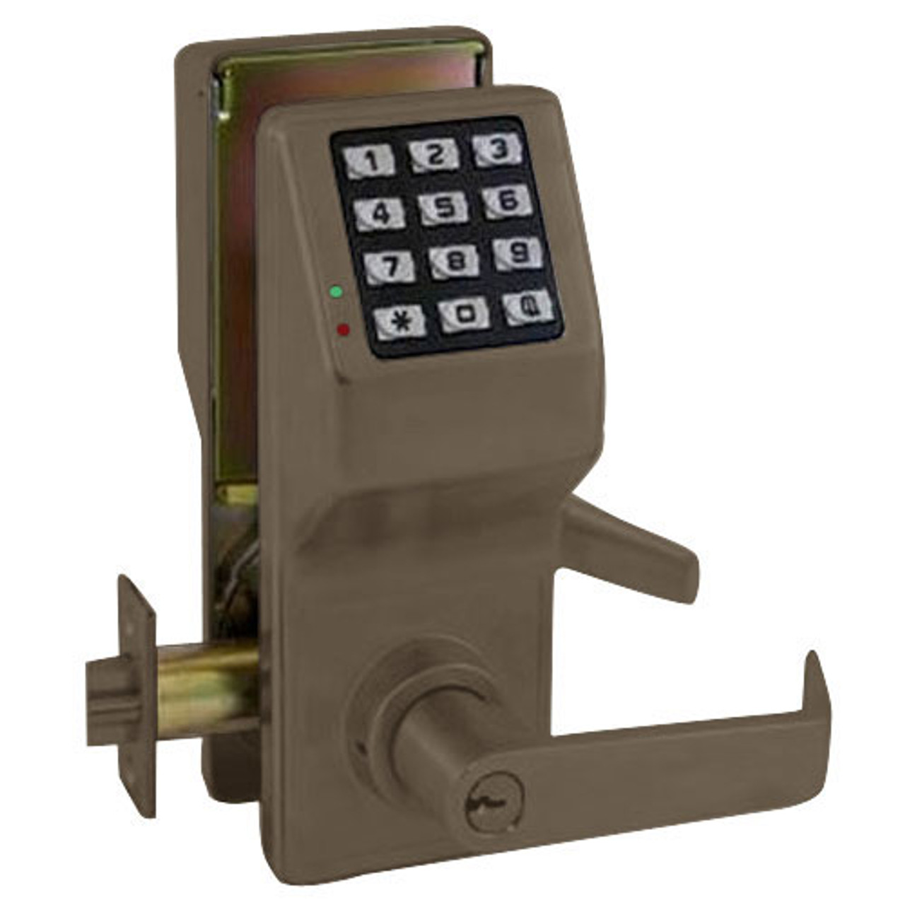 DL5300IC-US10B Alarm Lock Trilogy Series Double-Sided for PIN-Code Access Digital  Cylindrical Keyless Lock Leverset with Best Core Override Core in Duronodic  Lock Depot Inc