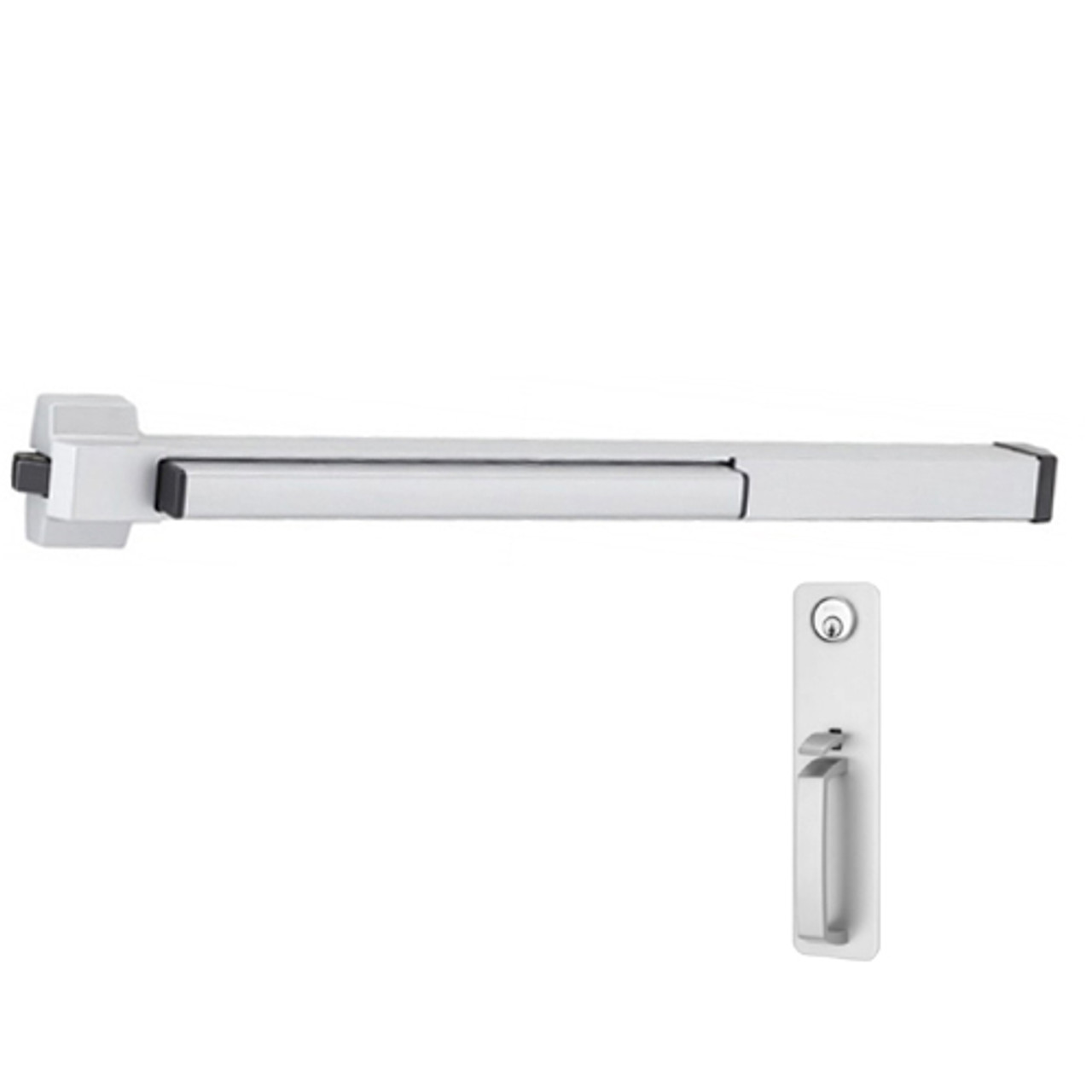 22TP-F-SP28-4 Von Duprin Exit Device in Sprayed Aluminum
