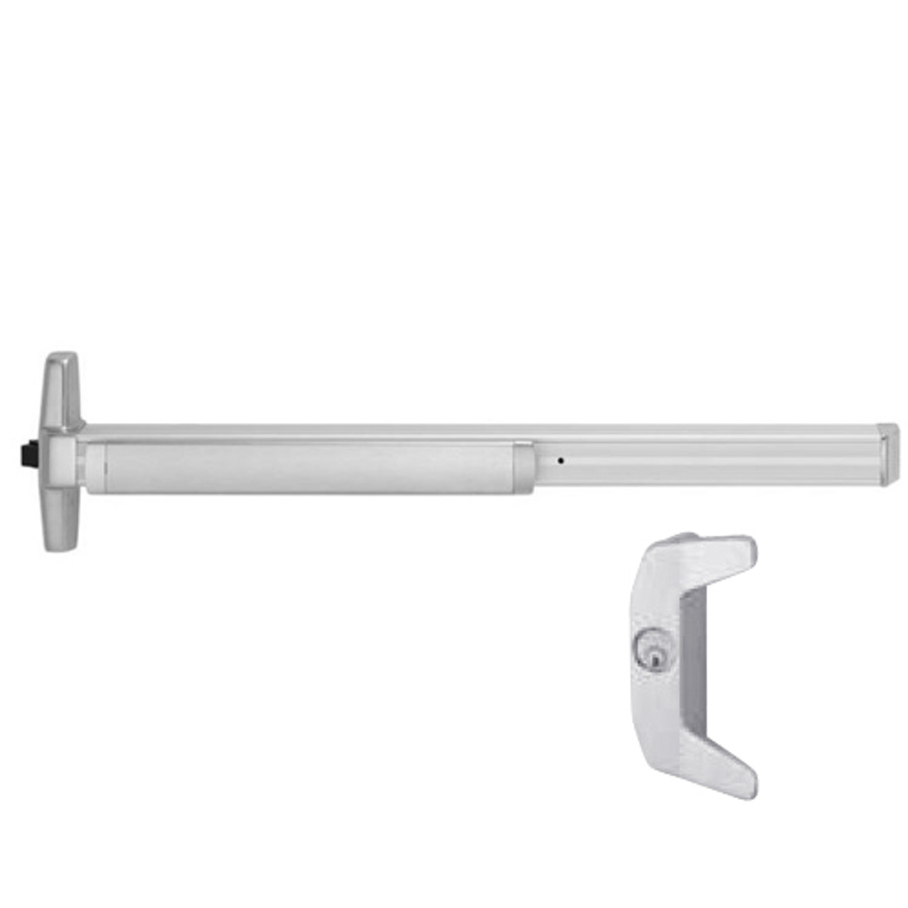 33A-NL-RHR-US28-4 Von Duprin Exit Device in Anodized Aluminum