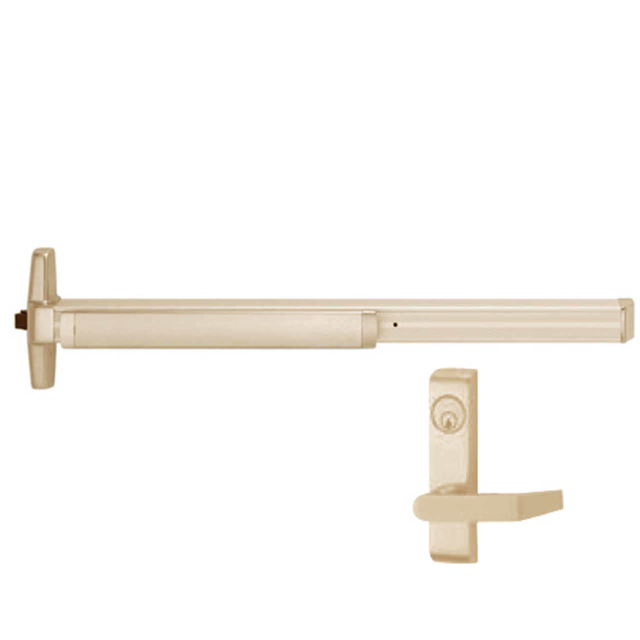 33A-L-US10-4-LHR Von Duprin Exit Device in Satin Bronze