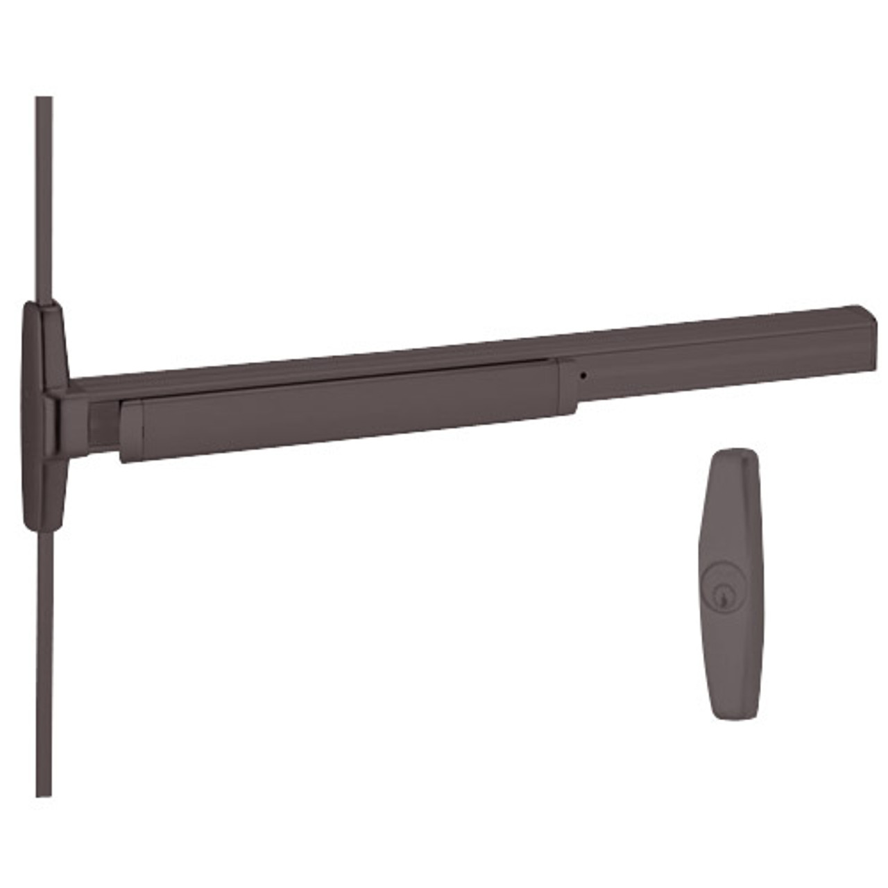 3327A-NL-OP-313-4 Von Duprin Exit Device in Duranodic Dark Bronze 3327A-NL-OP-313-4 Von Duprin Exit Device in Duranodic Dark Bronze