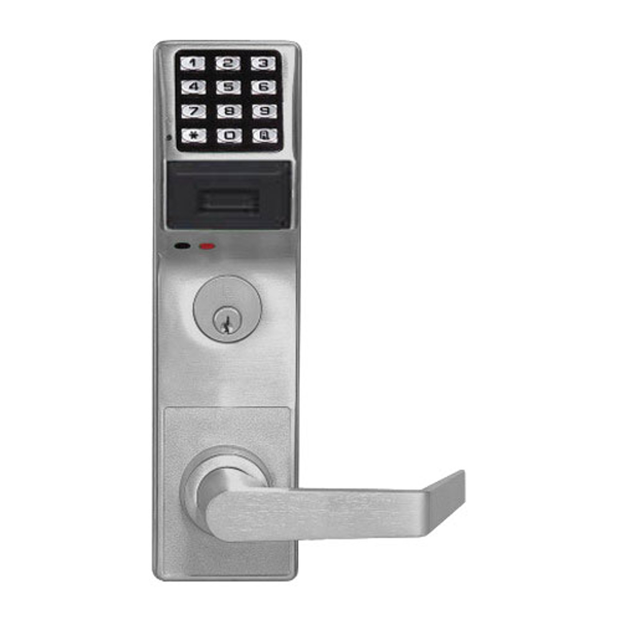 PDL3500CRL-US26D Alarm Lock Trilogy Electronic Digital Lock in Satin Chrome Finish