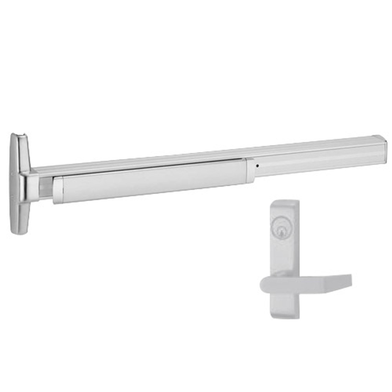 3348A-L-US28-4-LHR Von Duprin Exit Device in Anodized Aluminum