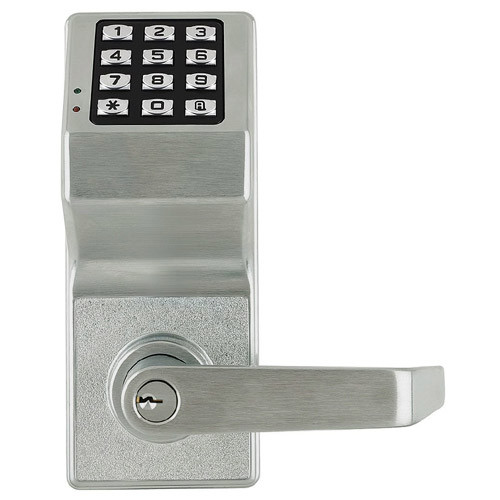 DL6100IC-C-US26D Alarm Lock Trilogy Electronic Digital Lock in Satin Chrome Finish