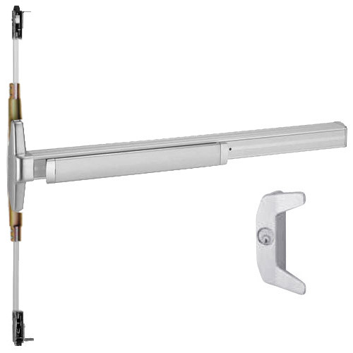 3347A-NL-LHR-F-US28-3 Von Duprin Exit Device in Anodized Aluminum