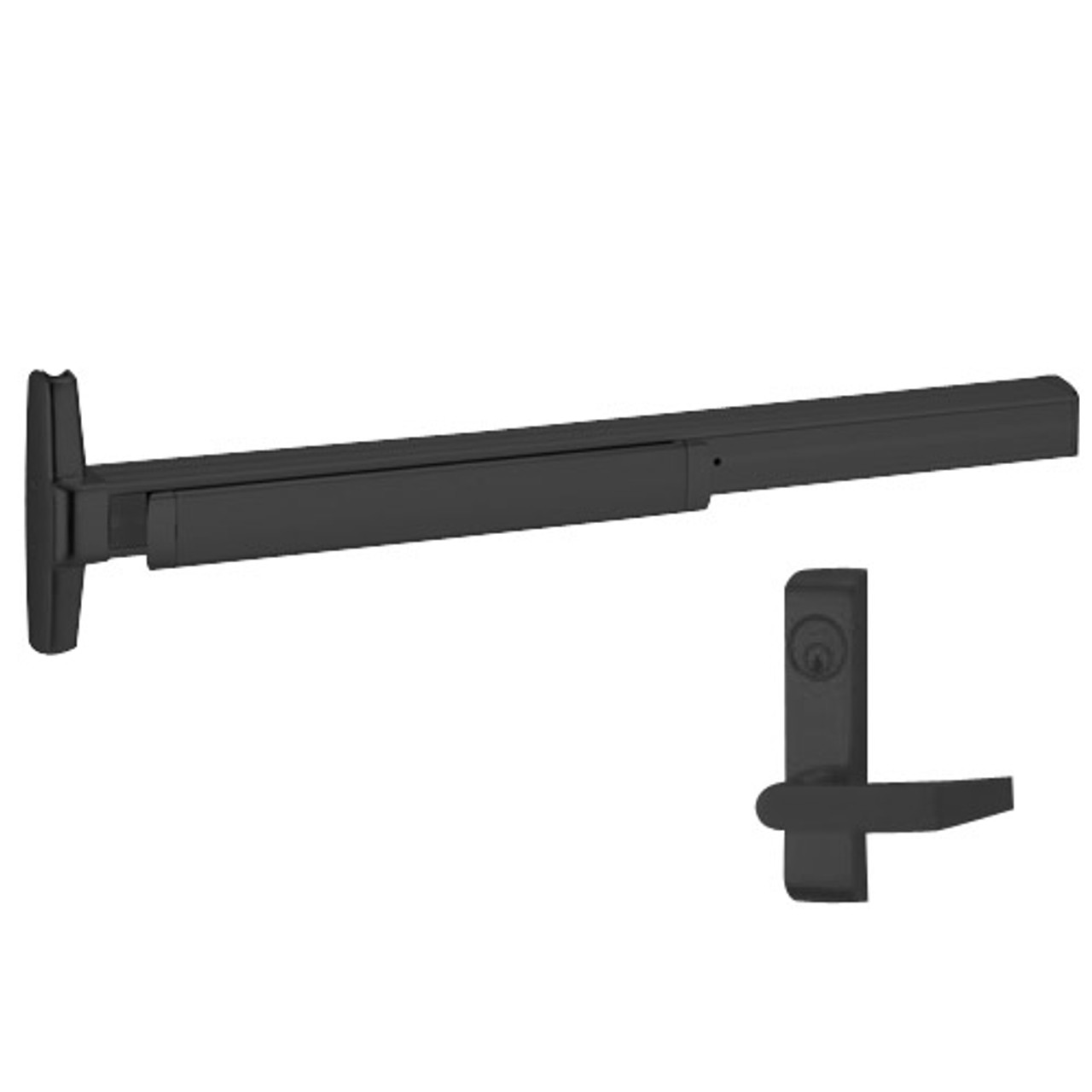 3348A-L-F-315-2-LHR Von Duprin Exit Device in Black 3348A-L-F-315-2-LHR Von Duprin Exit Device in Black