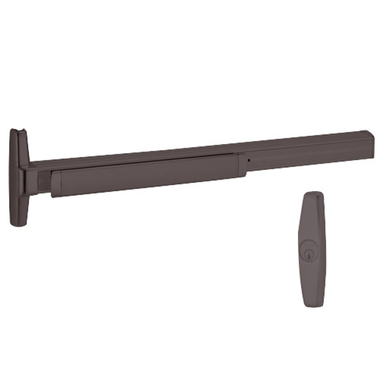 3349A-NL-OP-313-4 Von Duprin Exit Device in Duranodic Dark Bronze