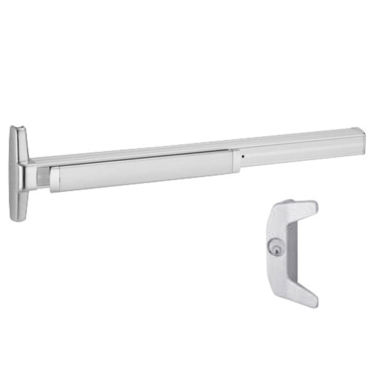 3548A-NL-LHR-F-US28-4 Von Duprin Exit Device in Anodized Aluminum