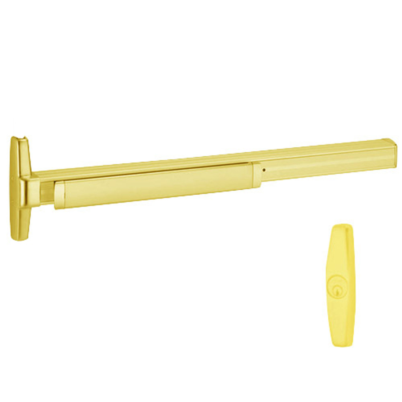 3549A-NL-OP-US3-3 Von Duprin Exit Device in Bright Brass