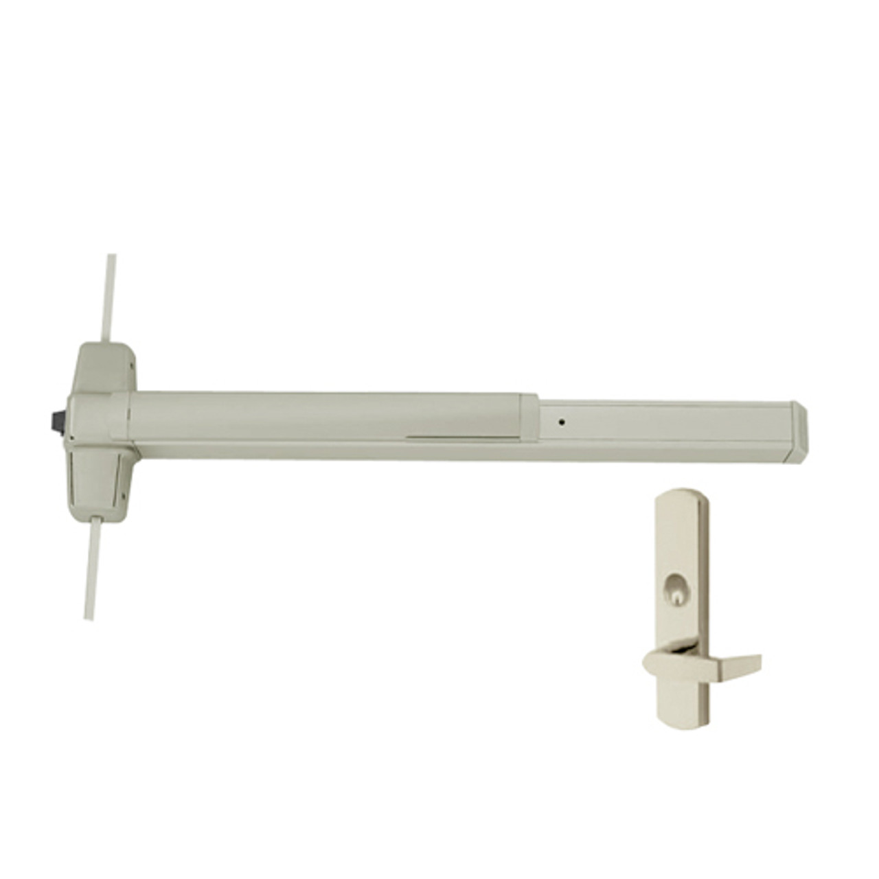 9857L-US15-4-LHR Von Duprin Exit Device in Satin Nickel