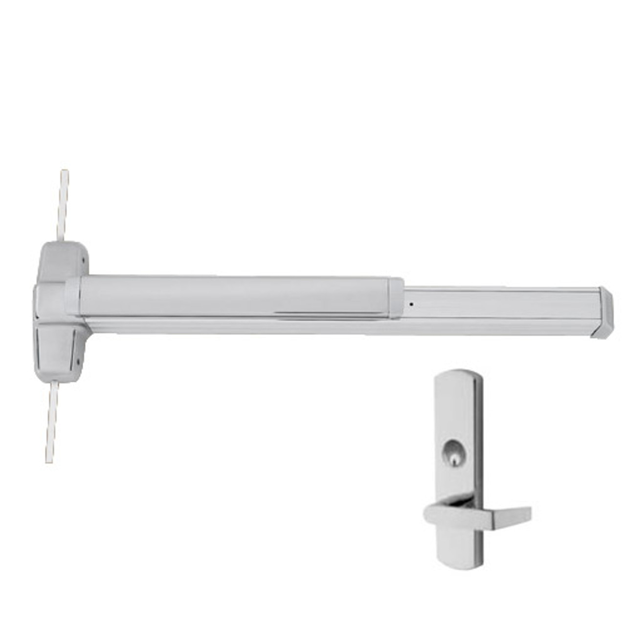 9827L-F-US32D-2-LHR Von Duprin Exit Device in Satin Stainless