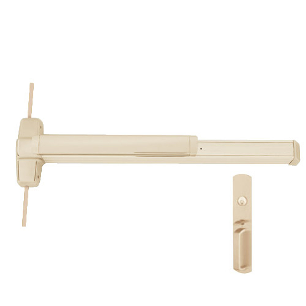 9827TP-F-US4-4 Von Duprin Exit Device in Satin Brass