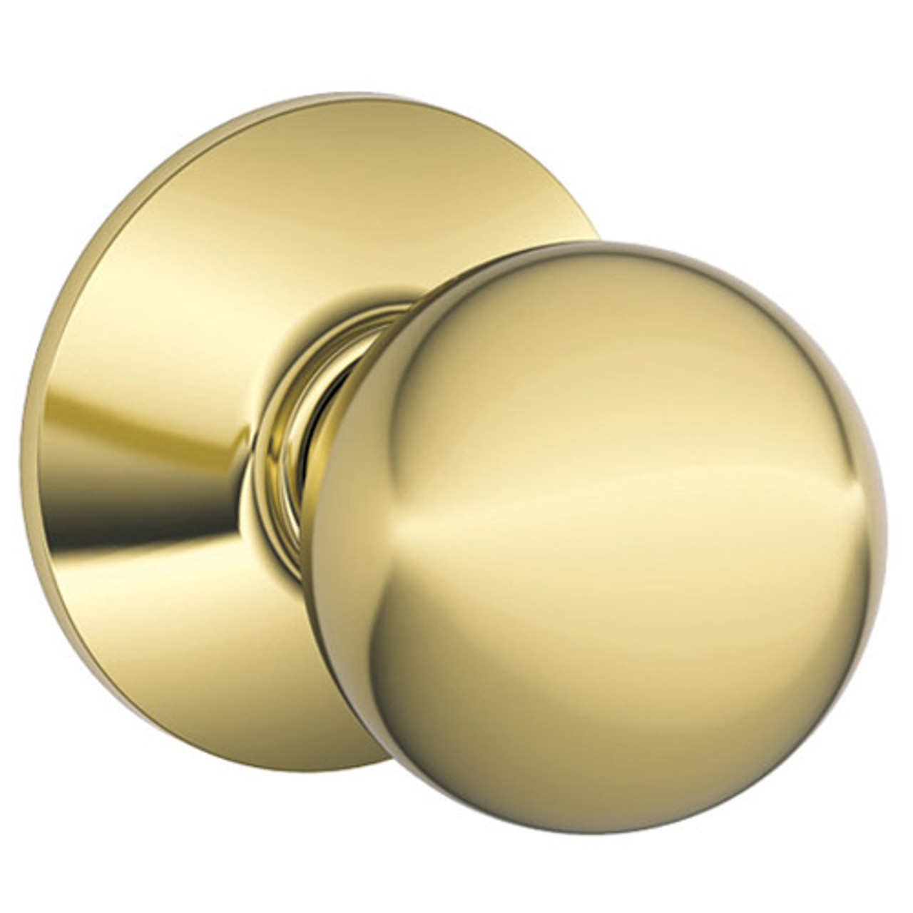 A25D-ORB-605 Schlage Orbit Commercial Cylindrical Lock in Bright Brass