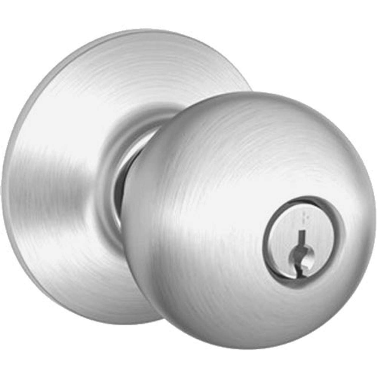 A70PD-ORB-626 Schlage Orbit Commercial Cylindrical Lock in Satin Chromium Plated