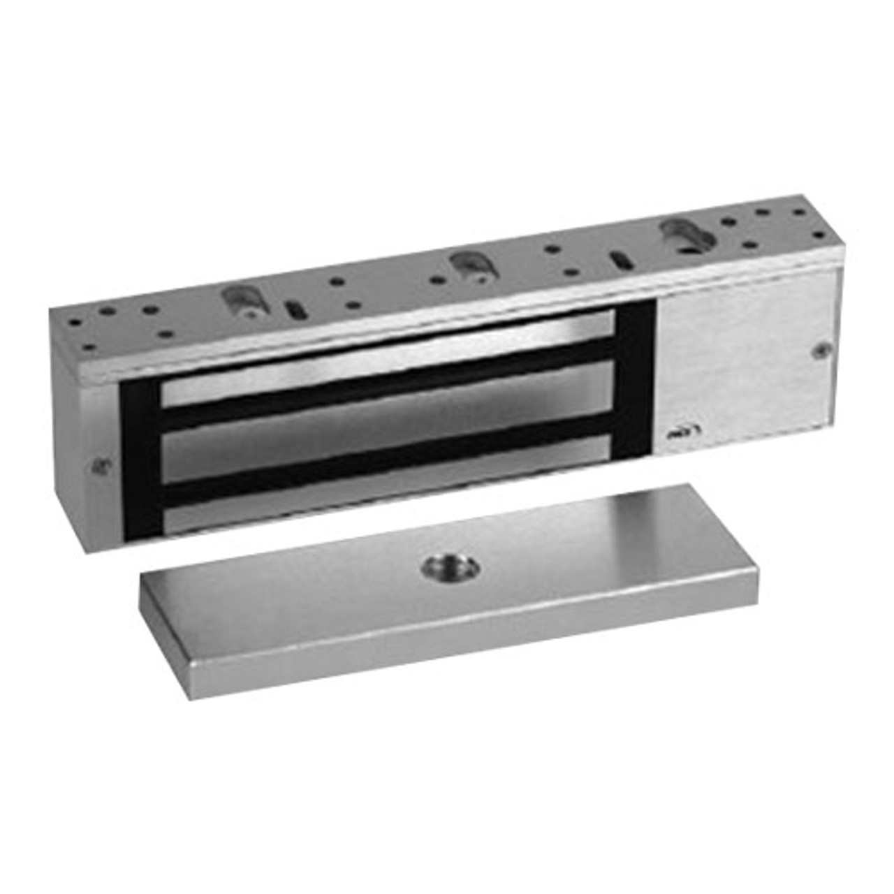 8371-SCS-28 RCI 8371 Series Surface MiniMag for Single Outswinging Doors with SCS in Brushed Anodized Aluminum Finish