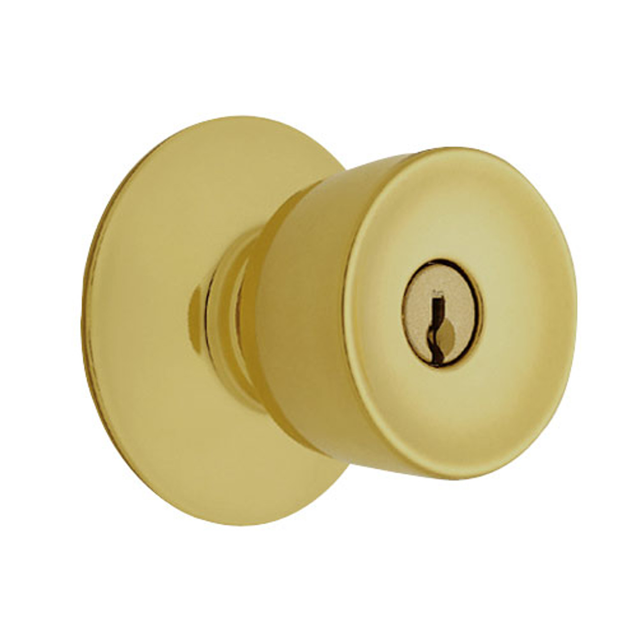 A80PD-TUL-606 Schlage Tulip Cylindrical Lock in Satin Brass