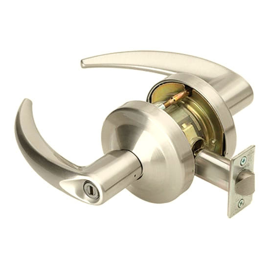 ALX40-OME-619 Schlage Omega Cylindrical Lock in Satin Nickel