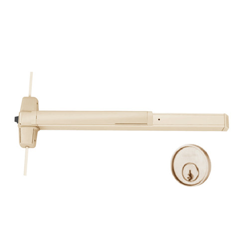 9857NL-OP-F-US4-3 Von Duprin Exit Device in Satin Brass