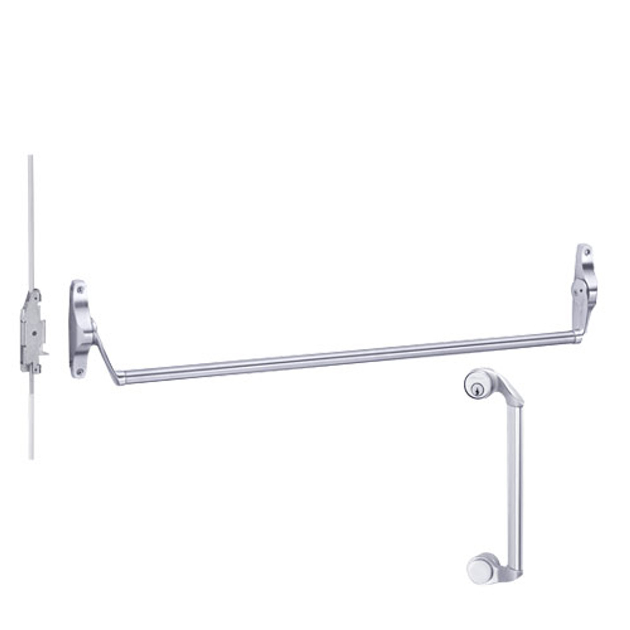 5547WDC-NL-US26 Von Duprin Exit Device in Bright Chrome