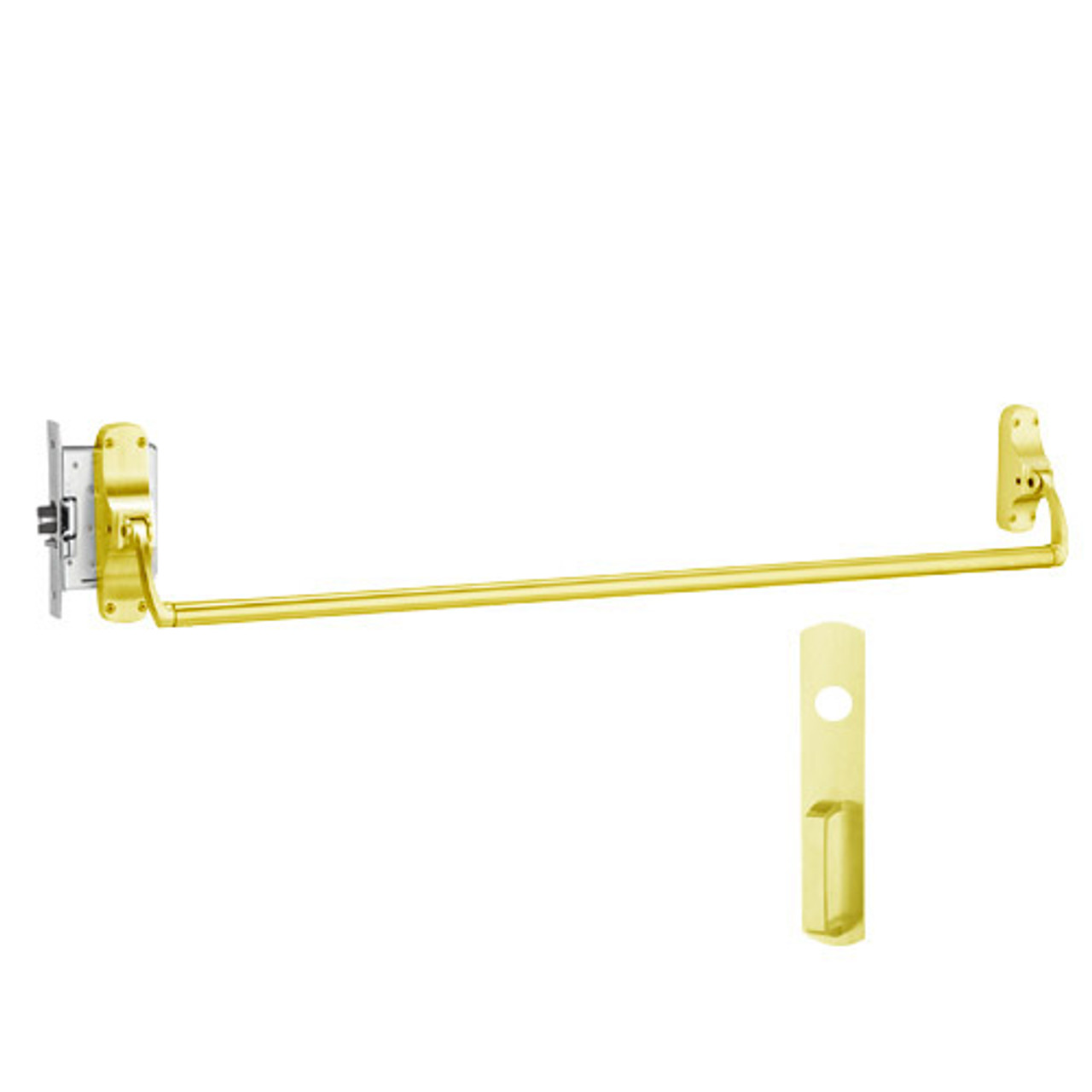 8875NL-US3-LHR Von Duprin Exit Device in Bright Brass