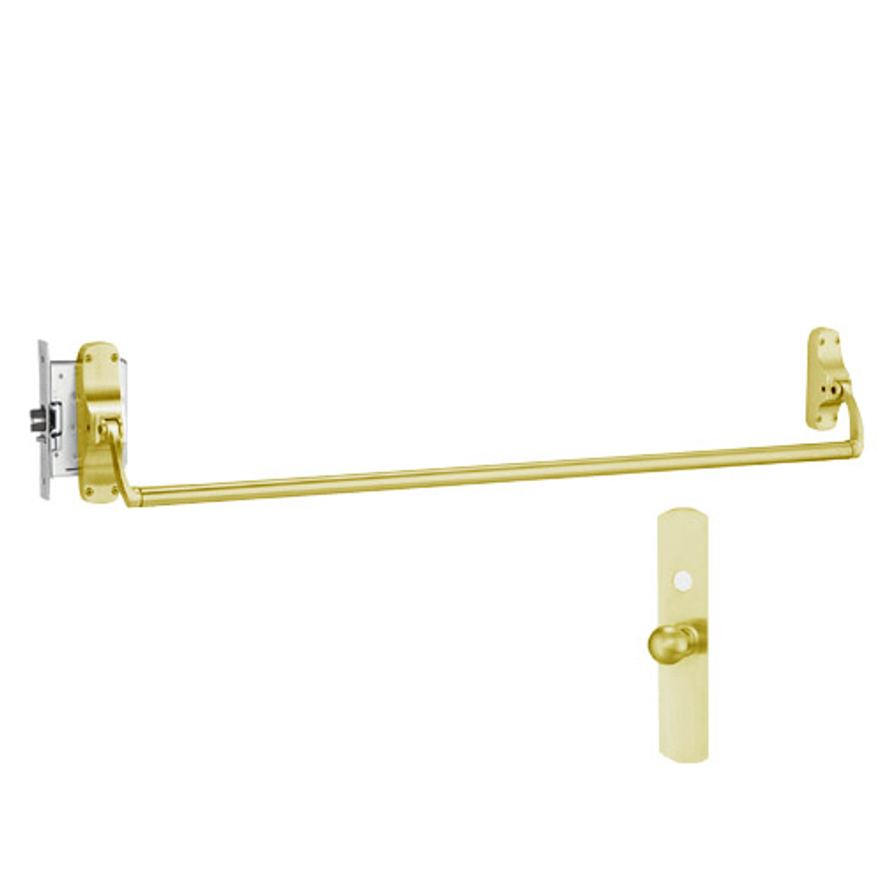 8875K-US4-LHR Von Duprin Exit Device in Satin Brass