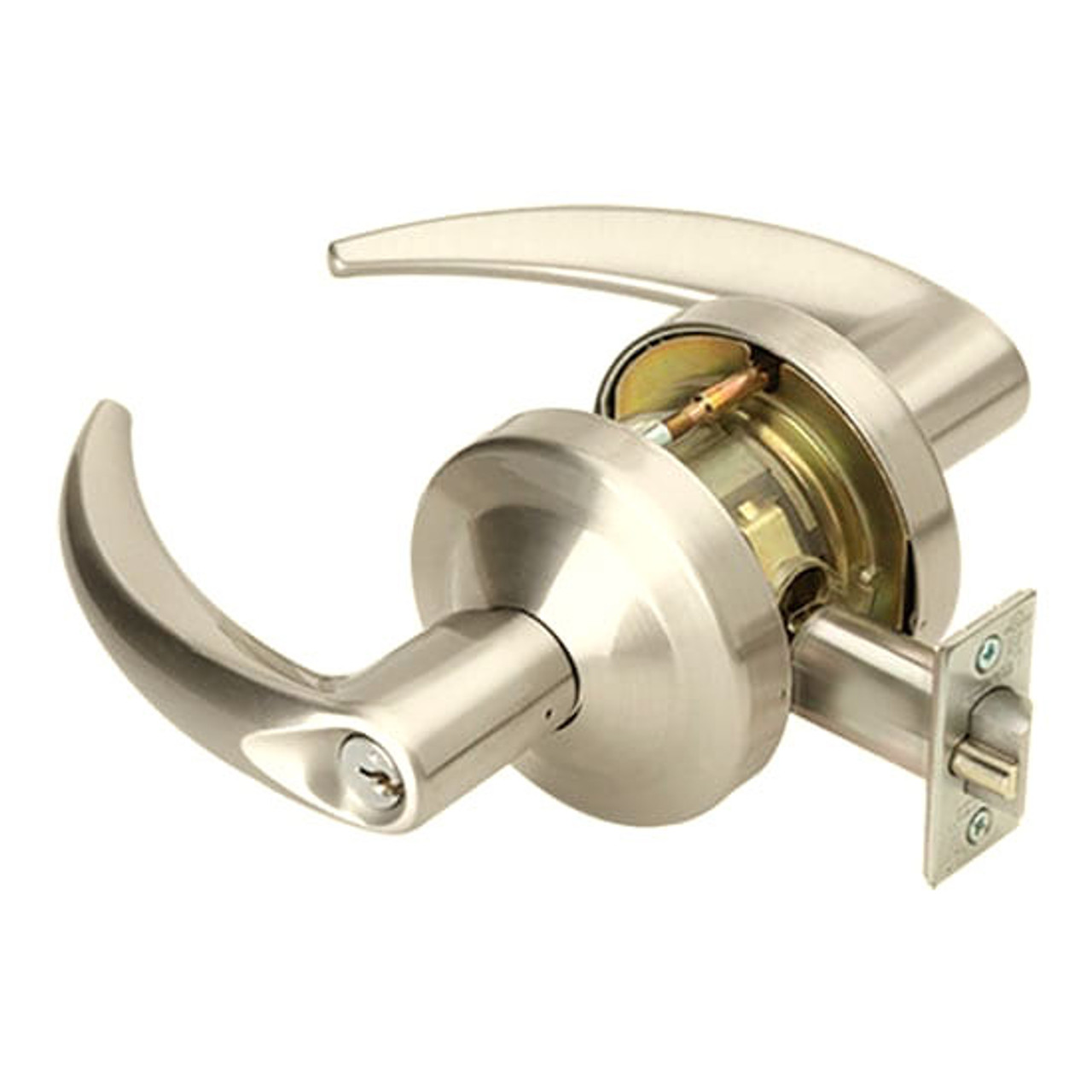 ALX50PD-OME-619 Schlage Omega Cylindrical Lock in Satin Nickel