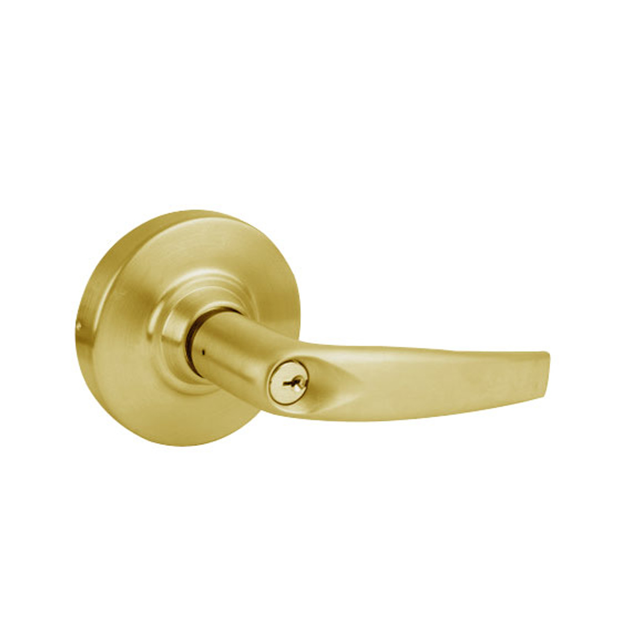 ND73PD-ATH-606 Schlage Athens Cylindrical Lock in Satin Brass