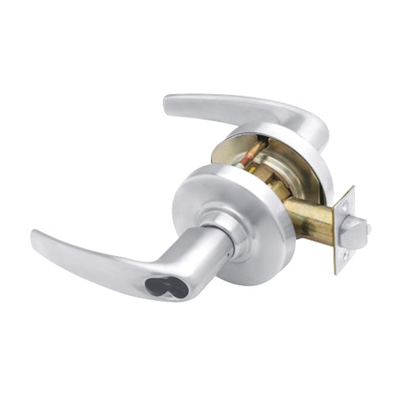 ND80JDEL-ATH-625 Schlage Athens Cylindrical Lock in Bright Chromium Plated