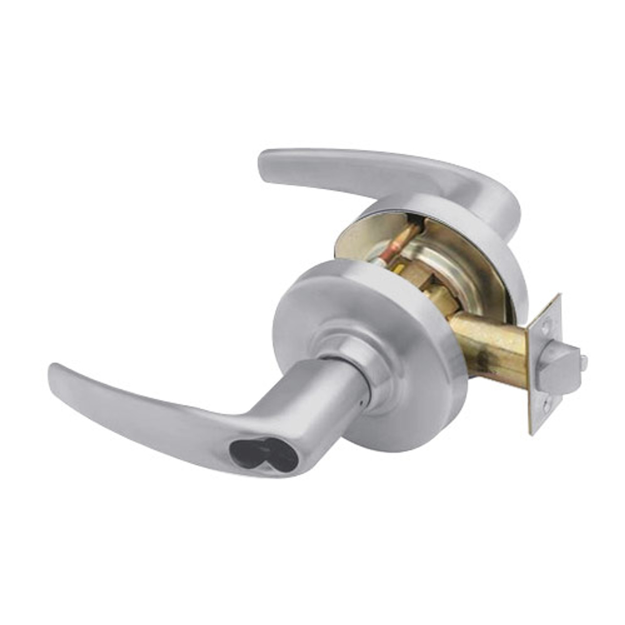 ND80JDEU-ATH-626 Schlage Athens Cylindrical Lock in Satin Chromium Plated