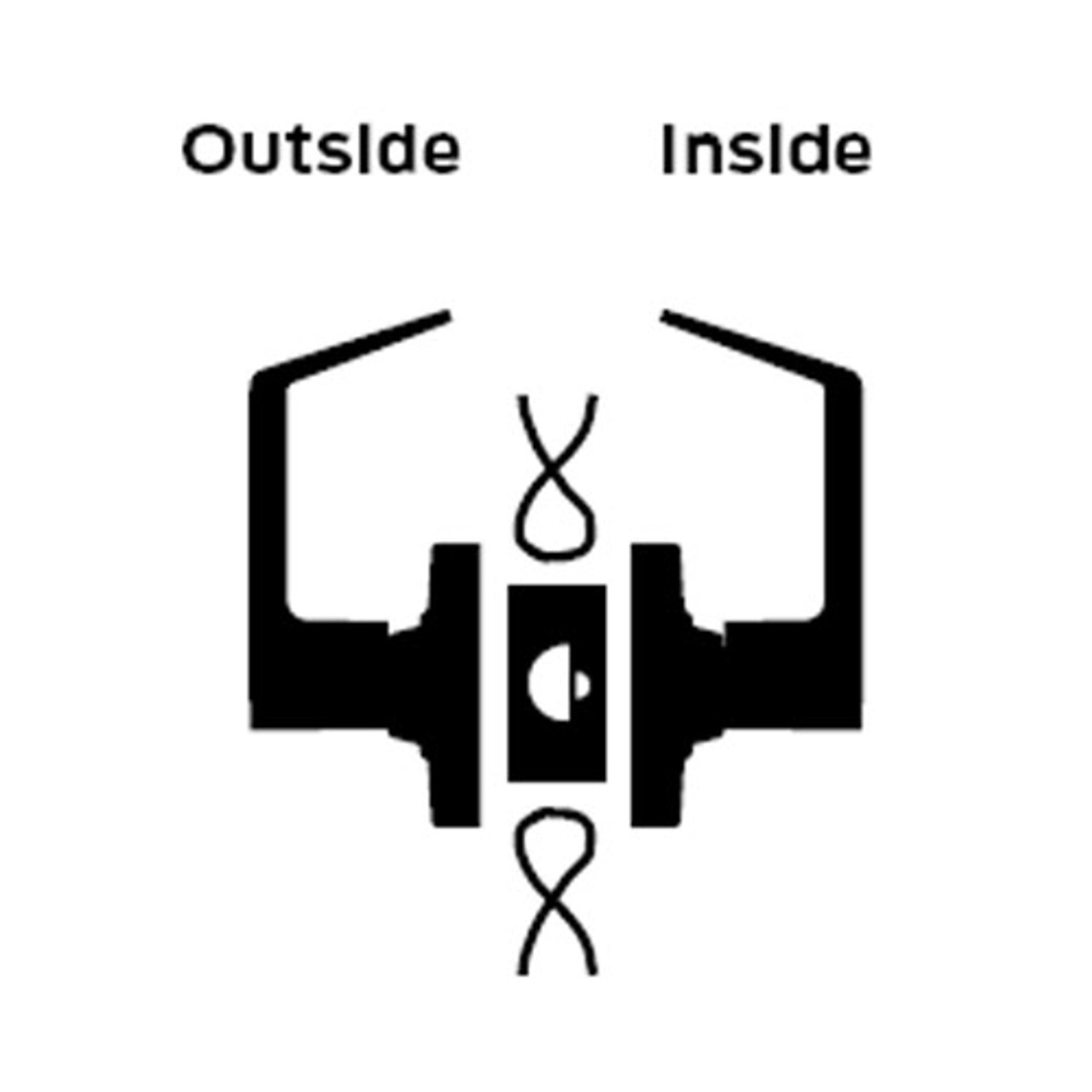 ND12DEL-SPA-613 Schlage ND Series - Sparta Style Lock with Electrically Locked (Fail Safe) Function in Oil Rubbed Bronze