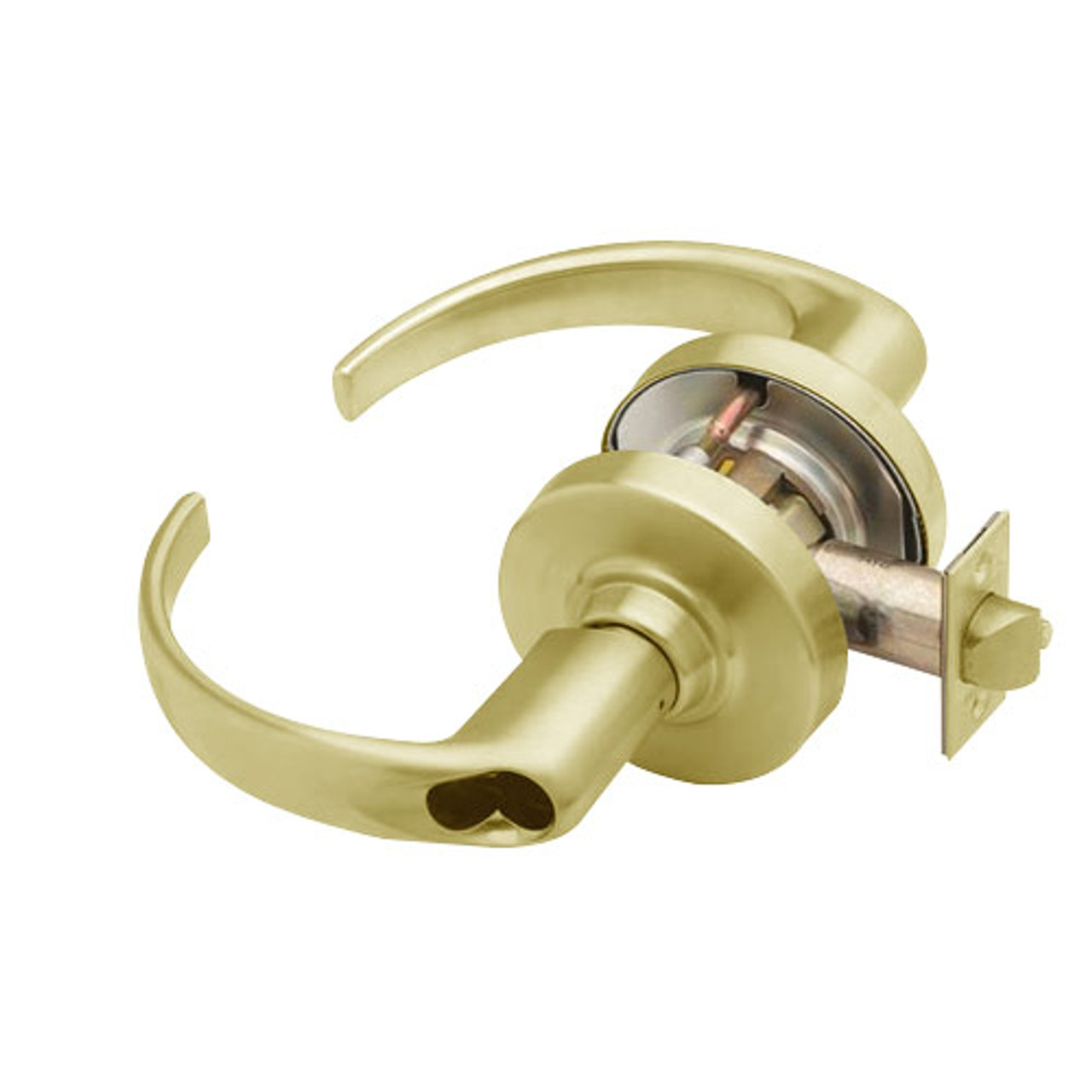 ND80JDEL-SPA-606 Schlage Sparta Cylindrical Lock in Satin Brass