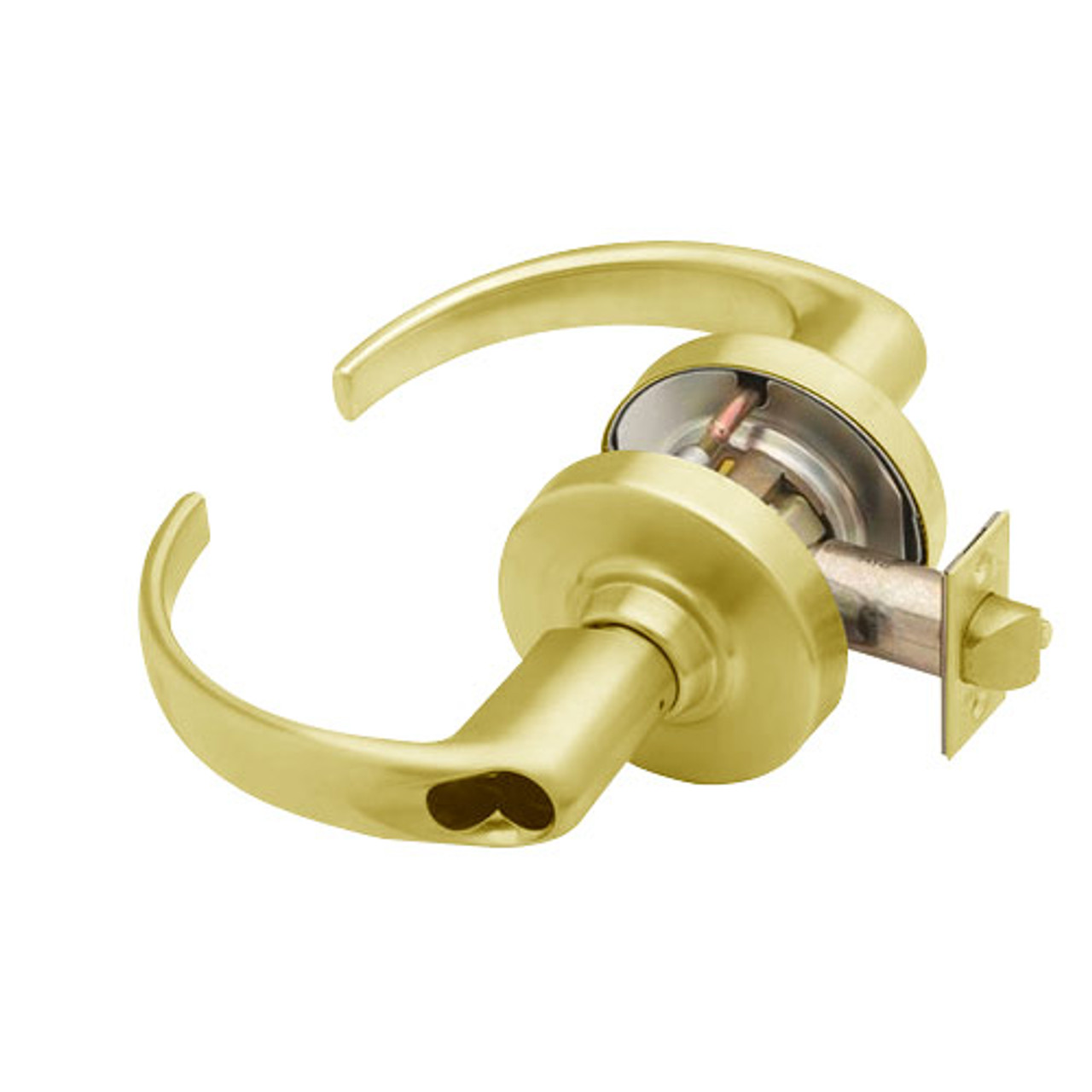 ND66JD-SPA-605 Schlage Sparta Cylindrical Lock in Bright Brass