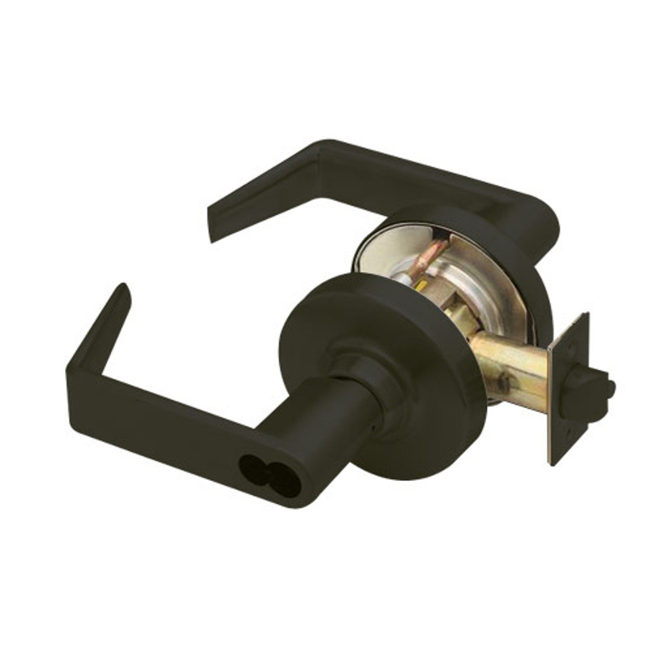 ND53JD-RHO-613 Schlage Rhodes Cylindrical Lock in Oil Rubbed Bronze