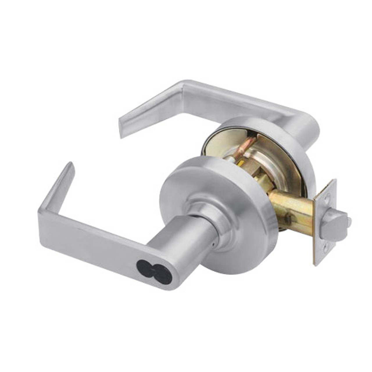 ND75JD-RHO-626 Schlage Rhodes Cylindrical Lock in Satin Chromium Plated