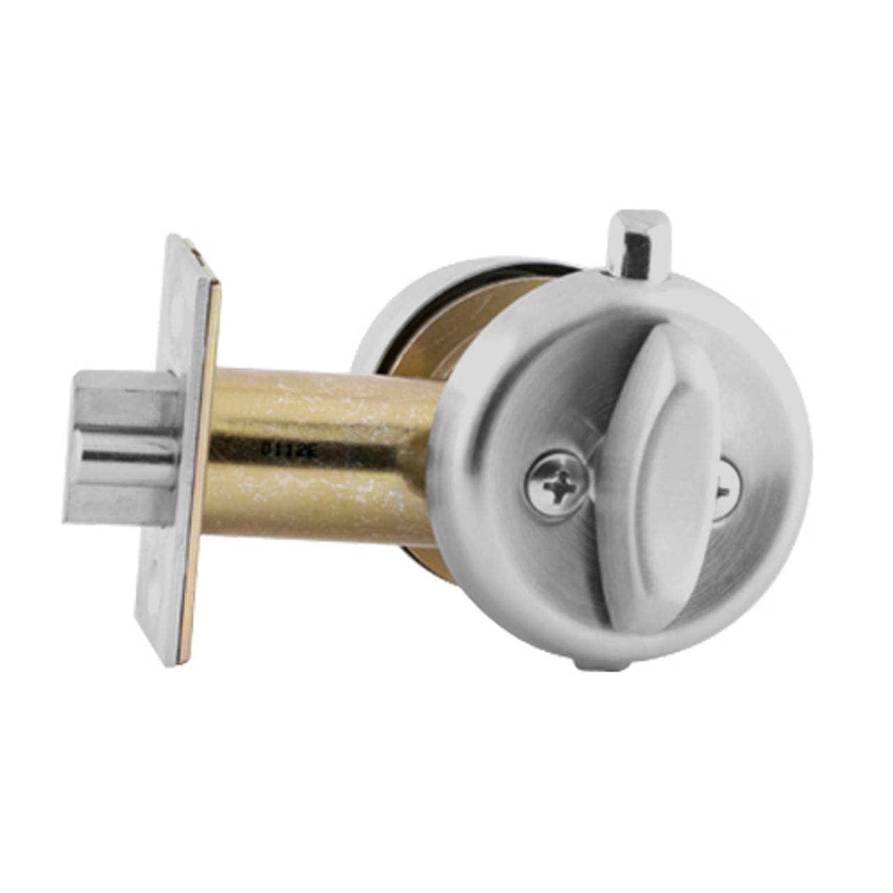 B250PD-626 Schlage B250 Series - Tubular Deadlatch Lock with Single  Cylinder in Satin Chromium Plated