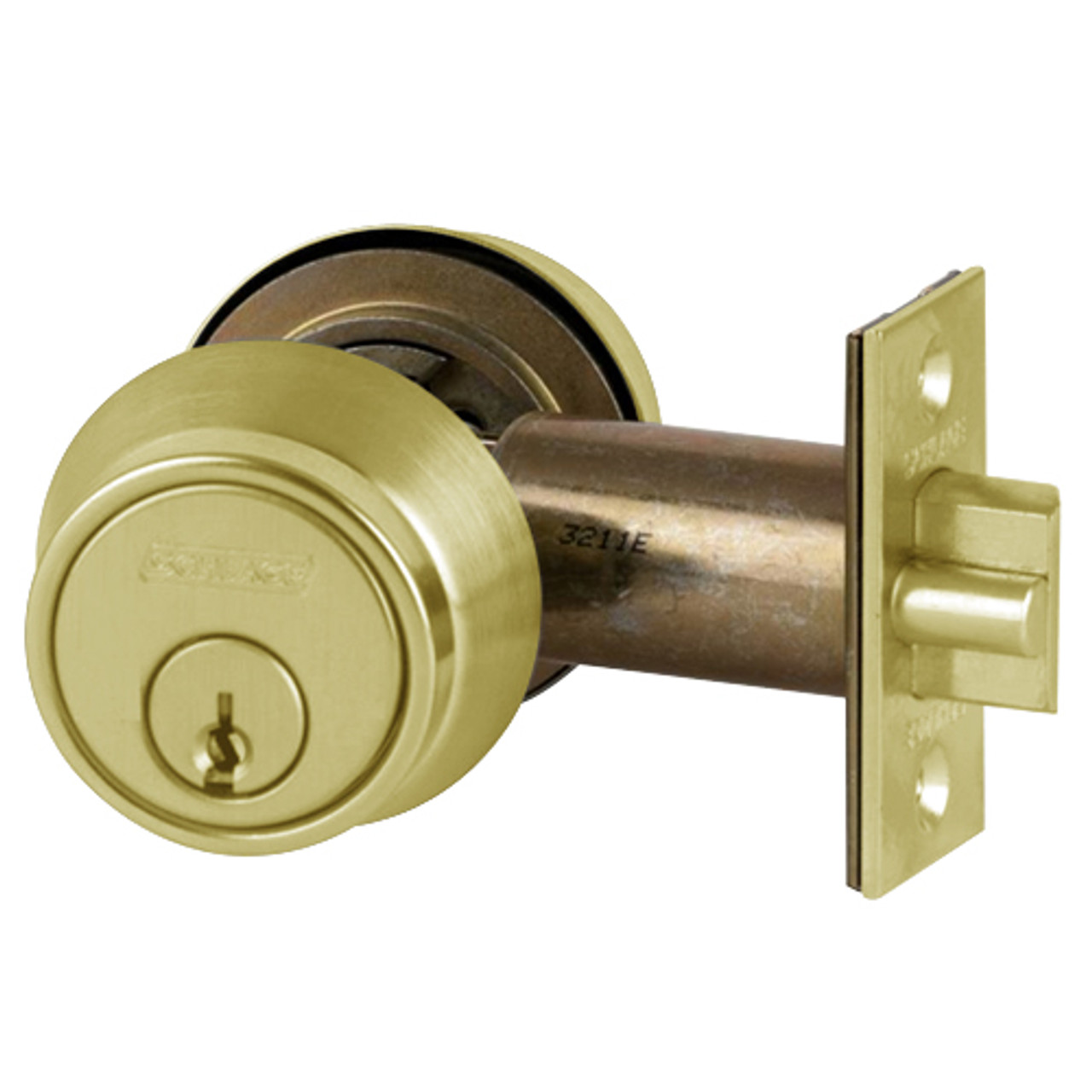 B252PD-606 Schlage B252 Tubular DeadLatch in Satin Brass