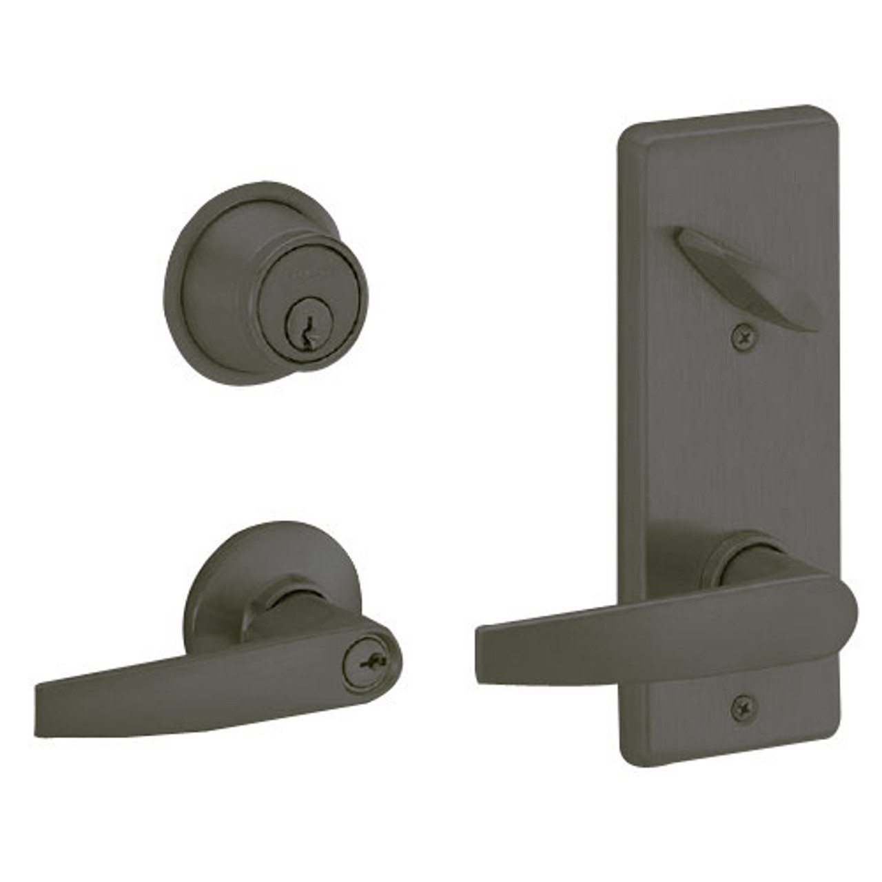 S280PD-JUP-613 Schlage S280PD Jupiter Style Interconnected Lock in Oil Rubbed Bronze