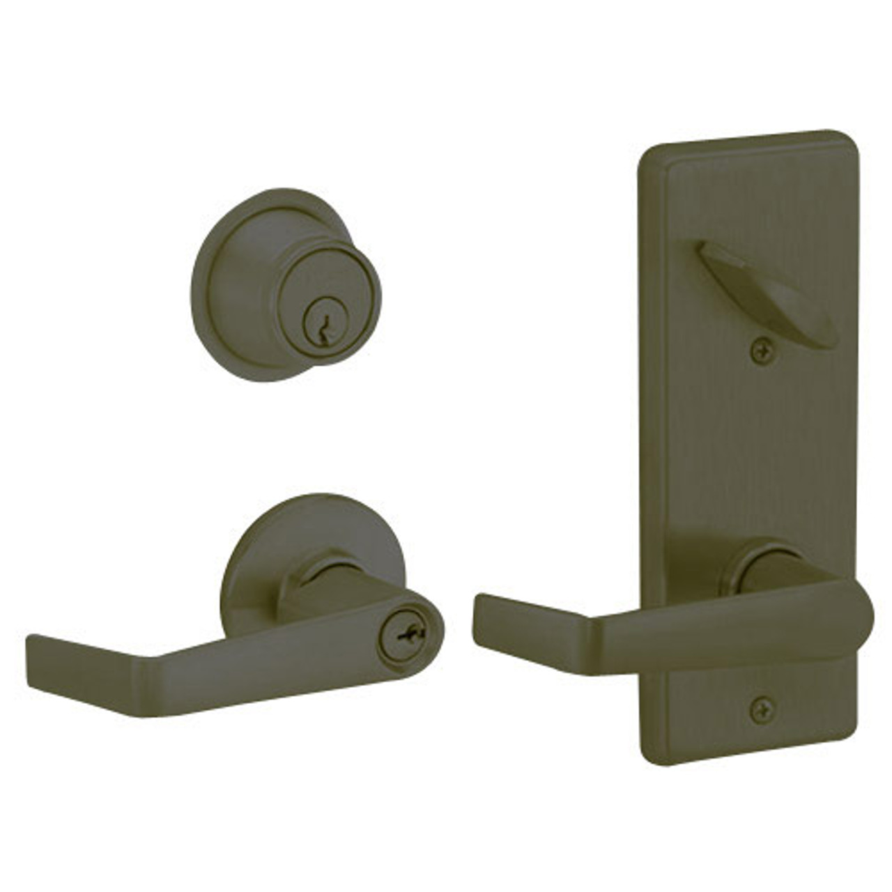 S280PD-SAT-613 Schlage S280PD Saturn Style Interconnected Lock in Oil Rubbed Bronze